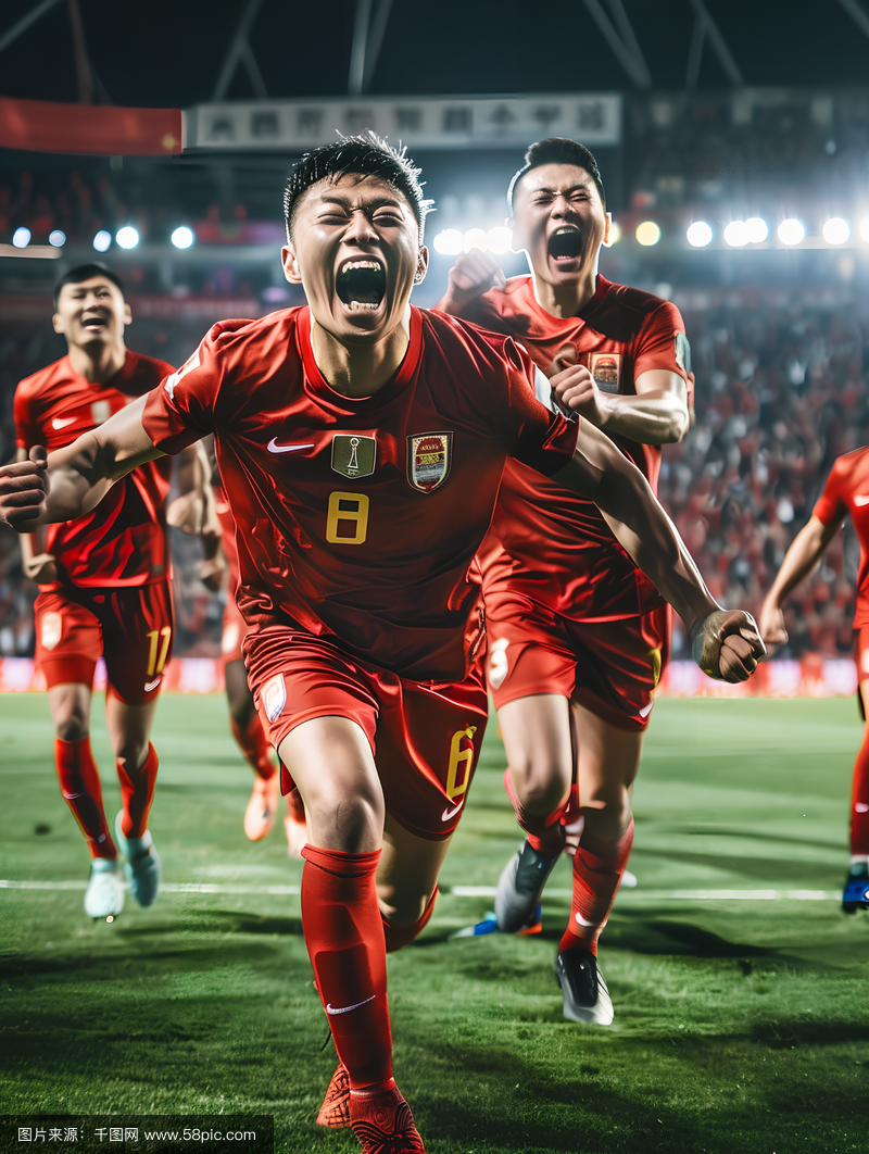 足球赛场热度高涨，球员奋力拼搏的简单介绍